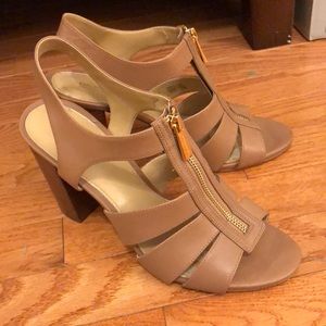 Michael Kors strappy leather heels